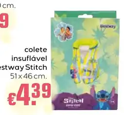 Bolama colete insuflável bestway stitch promoção