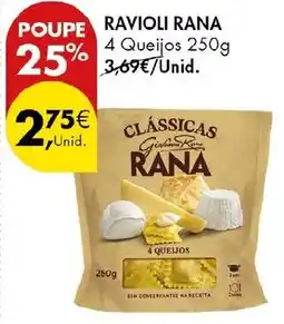 Pingo Doce Ravioli rana 4 queijos promoção
