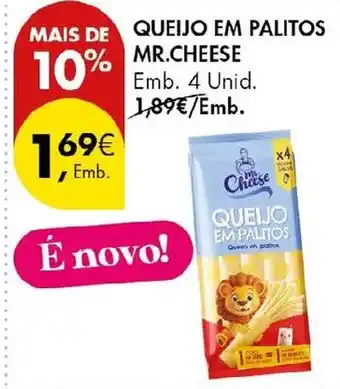 Pingo Doce Queijo em palitos mr.cheese promoção