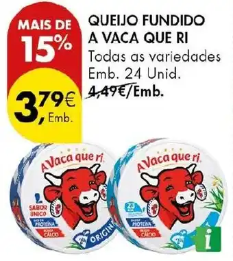 Pingo Doce Queijo fundido a vaca que ri promoção