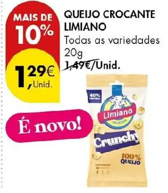 Pingo Doce Queijo crocante limiano promoção