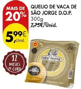 Pingo Doce Queijo de vaca de São Jorge D.O.P. promoção