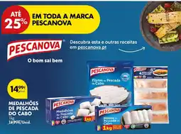 Pingo Doce Pescanova medalhões de pescada do cabo promoção