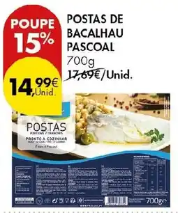 Pingo Doce Postas de bacalhau pascoal promoção