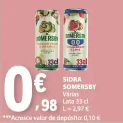 E.Leclerc Sidra somersby várias promoção
