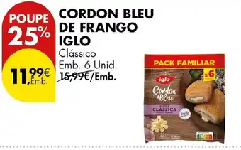 Pingo Doce Cordon bleu de frango iglo promoção