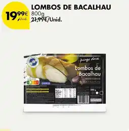 Pingo Doce Lombos de bacalhau pingo doce promoção