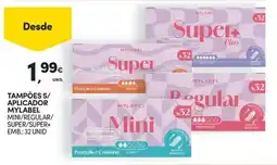Continente Bom dia tampões s/ aplicador mylabel promoção