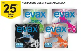 Continente Bom dia pensos liberty da marca evax promoção