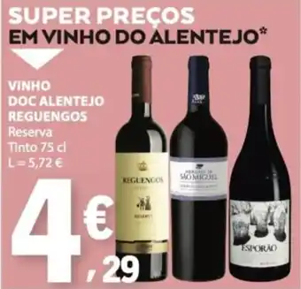 E.Leclerc Vinho doc alentejo reguengos reserva promoção