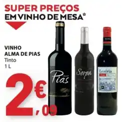 E.Leclerc Vinho alma de pias tinto promoção