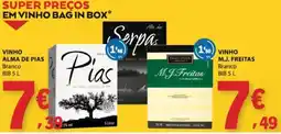 E.Leclerc Vinho alma de piás branco promoção