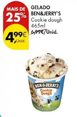 Pingo Doce gelado ben&jerry's cookie dough promoção