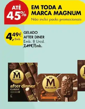 Pingo Doce magnum after dinner classic promoção