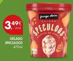 Pingo Doce Pingo doce gelado speculoos bolacha de canela promoção