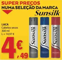E.Leclerc Laca Sunsilk cabelos secos promoção