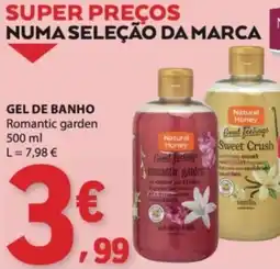 E.Leclerc Gel de banho romantic garden promoção