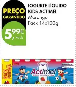 Pingo Doce Iogurte líquido kids actimel promoção