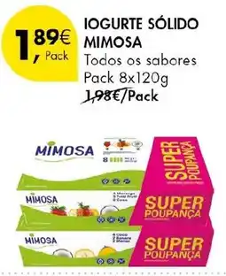 Pingo Doce Iogurte sólido mimosa promoção