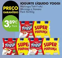 Pingo Doce Iogurte líquido yoggi promoção