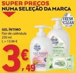 E.Leclerc Gel íntimo fresh clean flor de calêndula promoção