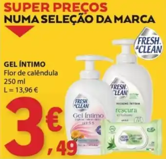 E.Leclerc Gel íntimo fresh clean flor de calêndula promoção
