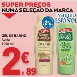 E.Leclerc Gel de banho aveia instituto espanol promoção