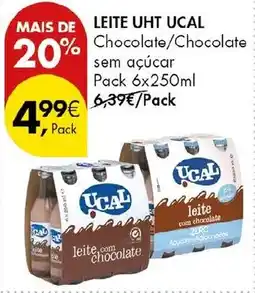 Pingo Doce Leite Uht Ucal Chocolate promoção
