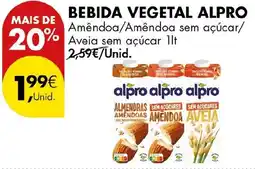 Pingo Doce bebida vegetal alpro promoção