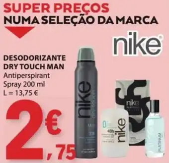 E.Leclerc Desodorizante dry touch man nike promoção