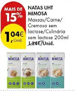 Pingo Doce Natas uht mimosa promoção