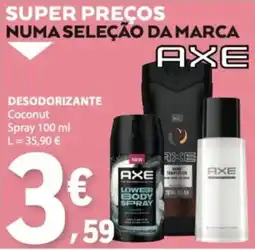 E.Leclerc Desodorizante axe coconut promoção