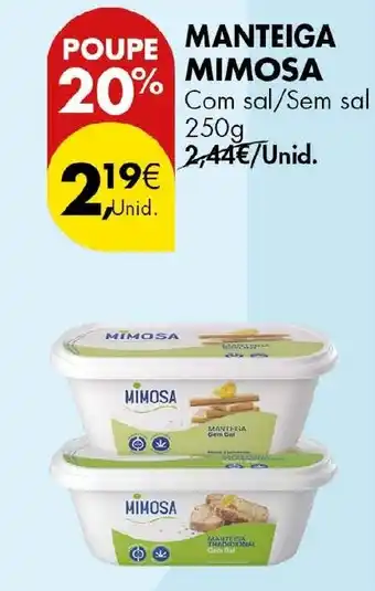 Pingo Doce Manteiga mimosa promoção