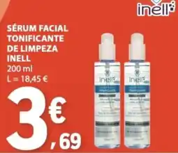 E.Leclerc Sérum facial tonificante de limpeza inell promoção