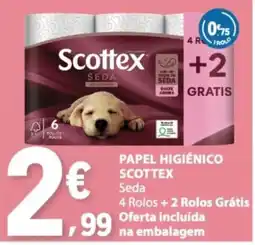 E.Leclerc Papel higiênico scottex seda promoção