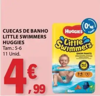 E.Leclerc Cuecas de banho little swimmers huggies promoção
