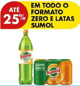 Pingo Doce Sumol Zero promoção