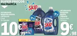 E.Leclerc Detergente máquina roupa cápsulas cores skip promoção
