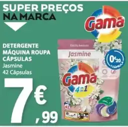 E.Leclerc Detergente máquina roupa cápsulas jasmine gama promoção