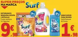 E.Leclerc Detergente máquina roupa cápsulas frutos exóticos surf promoção