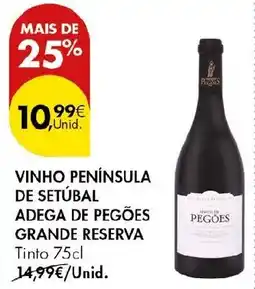 Pingo Doce vinho península de setúbal adega de pegões grande reserva promoção