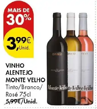 Pingo Doce Vinho alentejo monte velho promoção