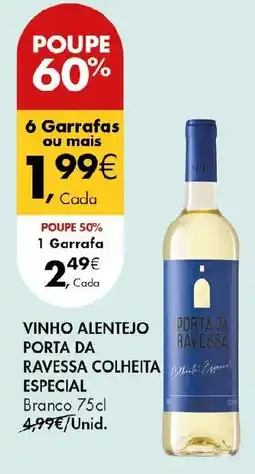 Pingo Doce vinho alentejo porta da ravessa colheita especial promoção