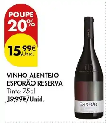 Pingo Doce Vinho alentejo esporão reserva promoção