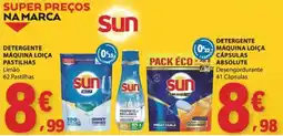 E.Leclerc Detergente máquina loiça pastilhas sun limão promoção