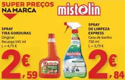 E.Leclerc spray tira gorduras original mistolin promoção