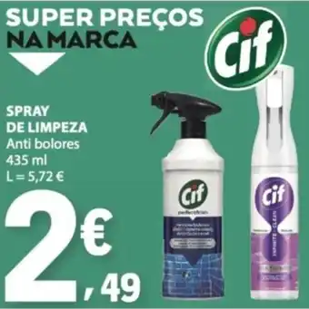 E.Leclerc Spray de limpeza cif anti bolores promoção