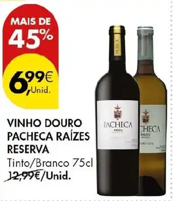Pingo Doce vinho douro pacheca raízes reserva promoção