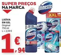 E.Leclerc Domestos Lixívia em gel promoção