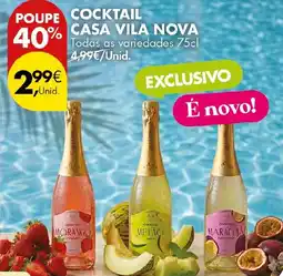 Pingo Doce Cocktail casa vila nova promoção